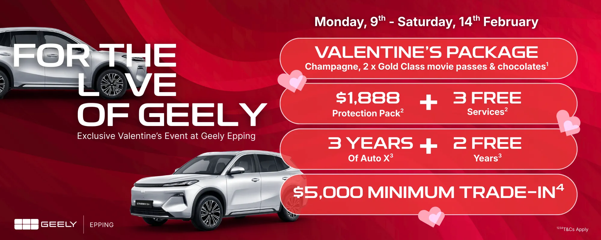 GeelyEpping Sale Event Website Banners 2000x800px